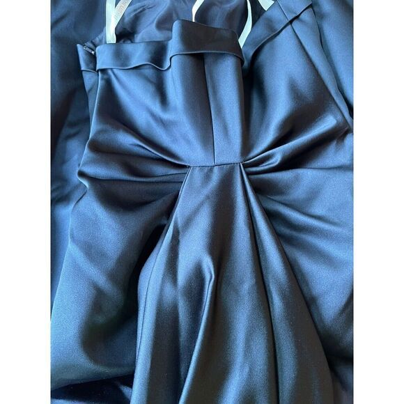 David’s Bridal Dress Navy Blue Strapless Long Formal women’s Size 2 - Picture 6 of 6